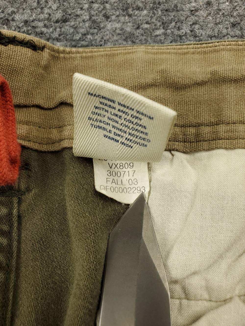 Vintage Y2K 2003 Old Navy Cargo Pants 42x32 Baggy Loose Fit Paratrooper Military - Picture 4 of 14